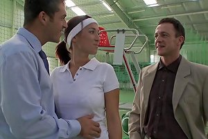Her Two Tennis Instructors Tag Team And Double Penetrate Her Any Porn