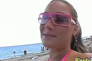 Tattooed Blonde Babe With A Big Ass Nuvid