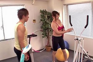His Big Ass Trainer Wants Some Of That Hot Cock Inside Her Any Porn