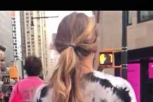 Candid Booty Walking